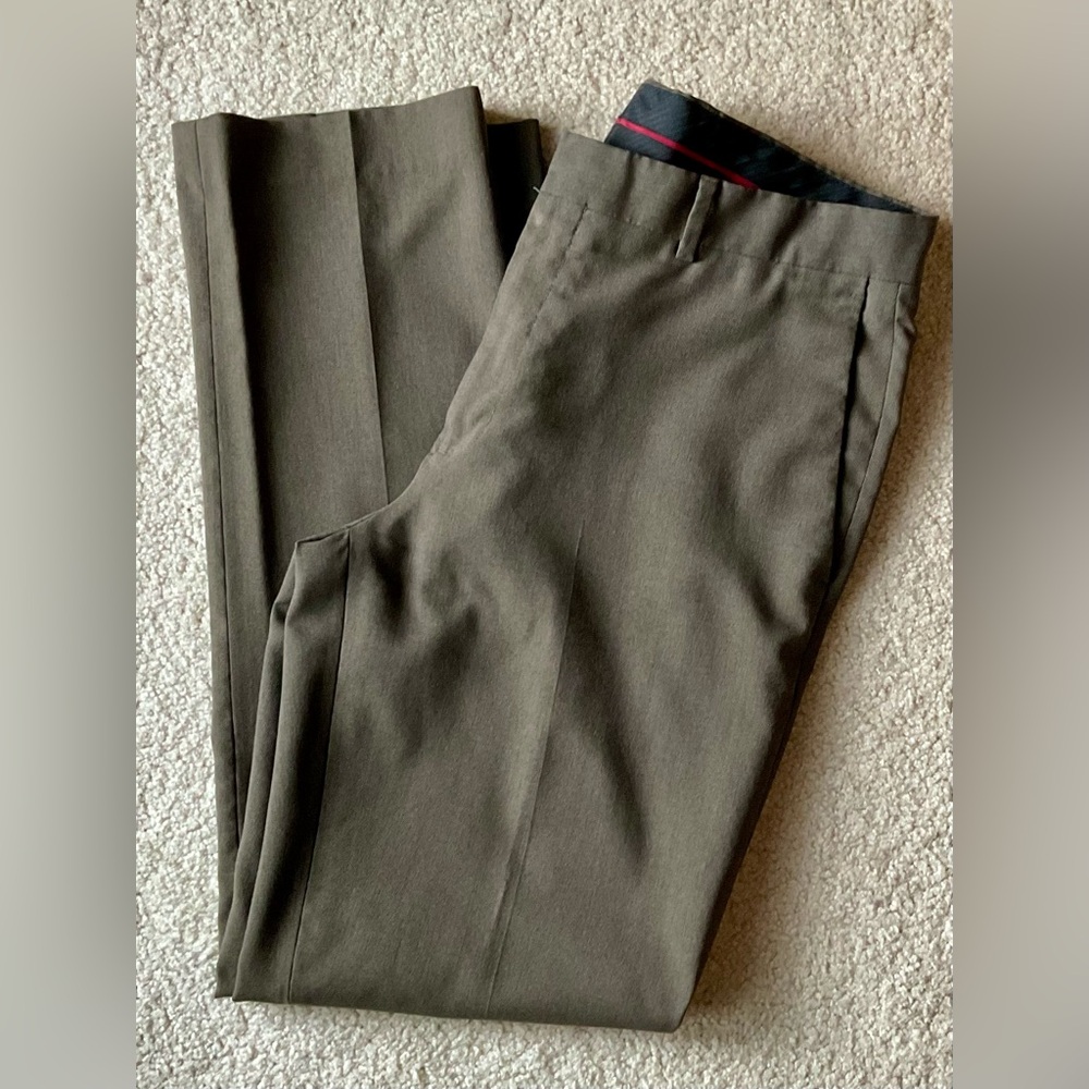 Apt 9 Men’s Dark Brown Straight Fit Dress Pants 34x32